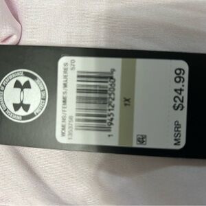 Under Armour Women's Light Pink Athletic Top